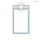 Single Door W/ Top Light