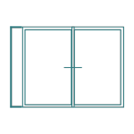 French Door W/ Single Side Panel